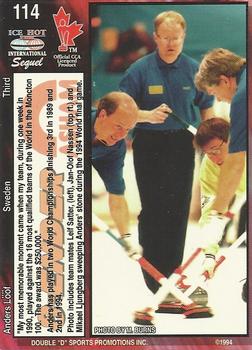 1994 Ice Hot International Sequel #114 Anders Loof Back